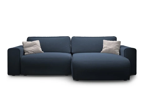 Right Corner Sofa With Bed Function And Box, "Victor", 3 Seats, 246x148x83, Royal Blue