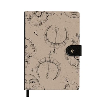 Sagittarius - Notebook, A5 (14.8 x 21cm) / Lined / Beige