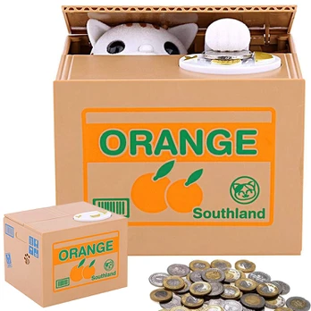 Verk Group Moneybox kitty cat interactive automaton meows