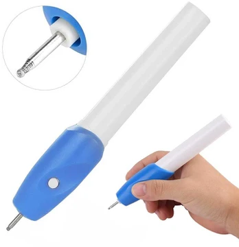 Graviravimo rašiklis su dviem antgaliais, 16 cm