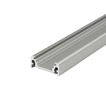 LED juostos profilis SURFACE10 BC/UX, anoduotas aliuminis, 2m
