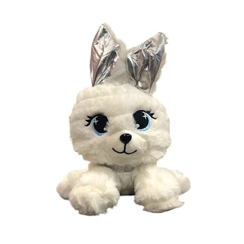 Minkštas, mielas pliušinis žaislas baltas triušis - 27cm