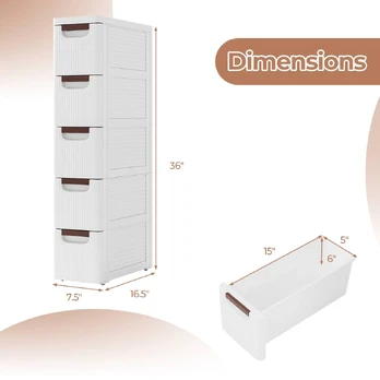 Bonideco Select Vonios spintelė 42x19x91cm., baltos spalvos