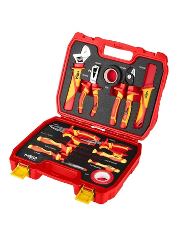 Neo Tools Rinkinys elektryka su lagaminu 13 el.
