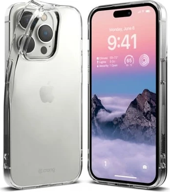 Crong Crong Crystal Slim Cover - Dėklas iPhone 14 Pro (permatomas)
