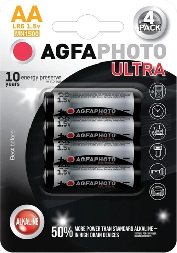 AgfaPhoto Bateria Ultra AA / R6 4 vnt.