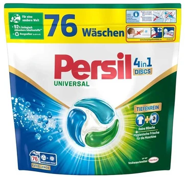 Skalbimo kapsulės PERSIL Universal 4 in 1, 76 vnt.