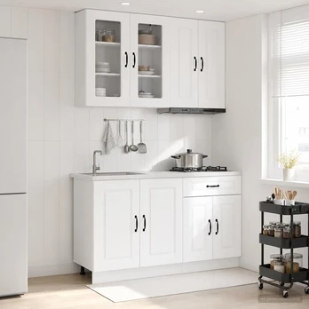 Virtuvės vienetas KALMAR 4 pcs Balta Apdirbta mediena