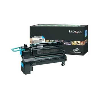 Lexmark (C792X1CG) Return, žydra kasetė