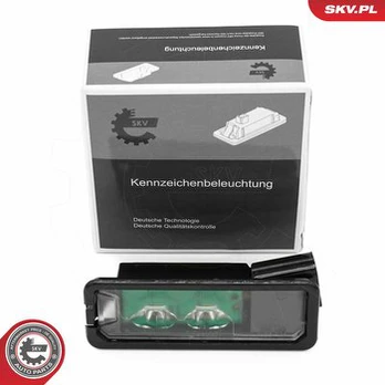 Valstybinio numerio apšvietimas ESEN SKV 72SKV550