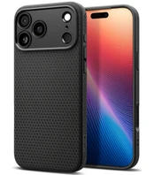 Dėklas Spigen Liquid Air iPhone 17 Pro Max matte juodas