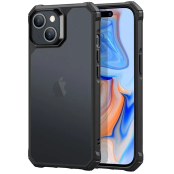 Dėklas ESR AIR ARMOR IPHONE 15 FROSTED Juodas