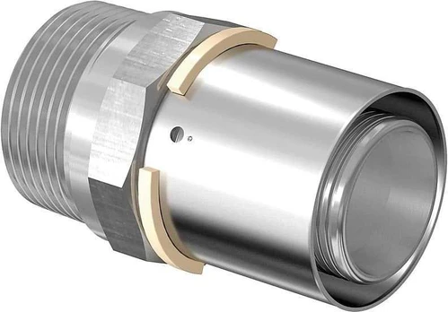Uponor Kobling s-presas m/nipelis 50mm 2''