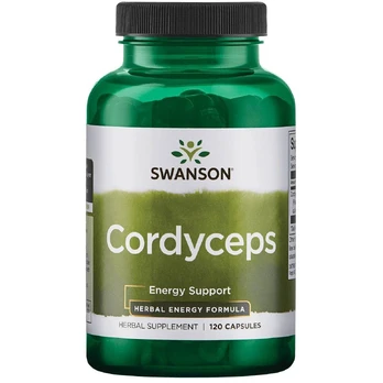 Swanson KORDICEPSAS (Cordyceps) 600 mg, 120 Kapsulių