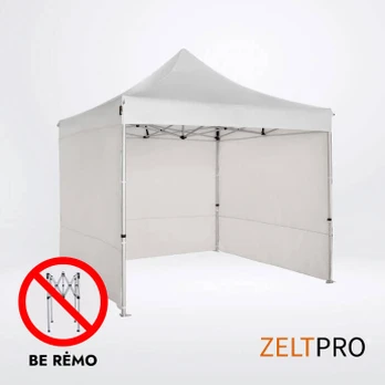 Prekybinės palapinės sienos 3x3 Balta Zeltpro TITAN