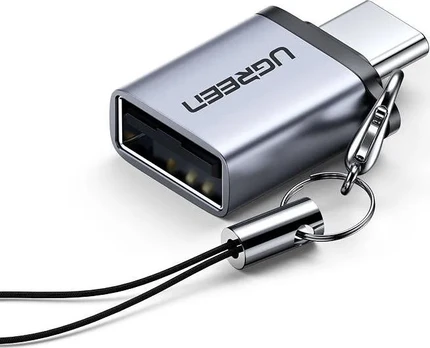 Adapter USB do USB-C 3.1 UGREEN US270 (szary)