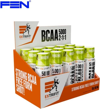 Extrifit Sport Nutrition SHOT BCAA 5000 mg 15 vnt x 90 ml