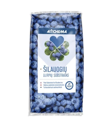 Durpių substratas šilauogėms Agrochema 80 l.
