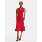 TWINSET Kokteilinė suknelė 252TP2606 Raudona Slim Fit