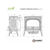 Ketaus krosnelė KAWMET Premium SPHINX S6 ECO kaina