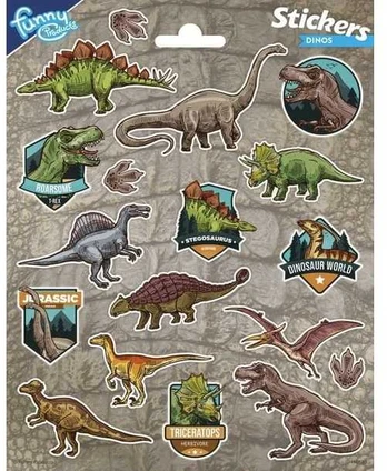 Globos Europe Bv Dinosaur klistermærker