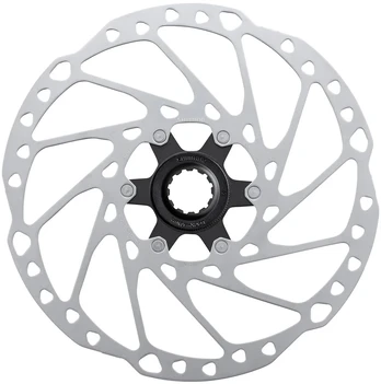 Shimano Rotor 140mm Lock Int.SM-RT64 su fiksavimo žiedu Juodas