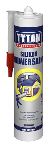 Tytan Silikon universalus balta 310ml