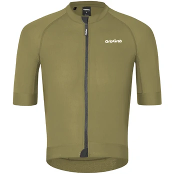 GripGrab PACR vyriški marškinėliai | Olive Green, S
