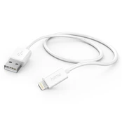 Cable USB-- Lightning Hama 1m, white