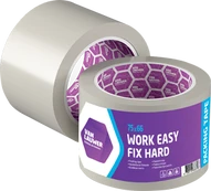 Hot-melt tape, 75mm x 66m, transparent
