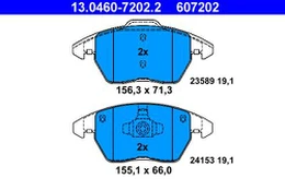 ATE 13.0460-7202.2 Brake pad set