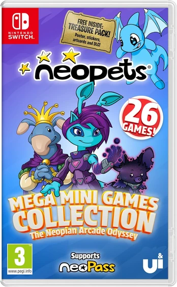 Neopets Mega Mini Games Collection Nintendo Switch