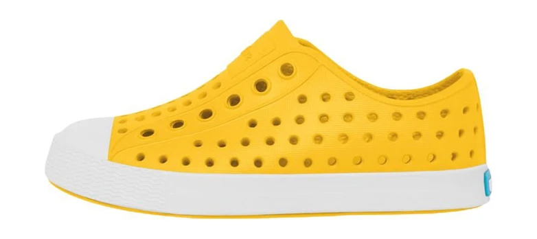 NATIVE Jefferson Junior Crayon Yellow/Shell White - 32,5