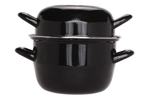 Puodas moliuskams 2,8 l juodas