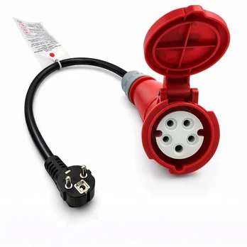 Adapteris Reach CEE 16A 400V to 220V Schuko