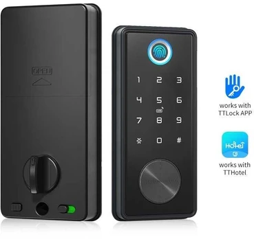 Digitalas Išmanioji durų spyna DIGI R10 TTLock (juoda)