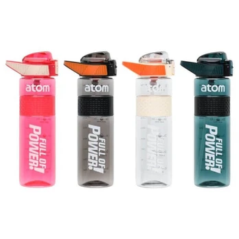 Atom gėrimo butelis | Šiaudelis | 1000 ml