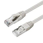 MicroConnect Patchcord STP, CAT6, LSZH, 1m, pilkas (STP601) kaina