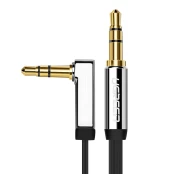 Ugreen AUX 3,5 mm mini jack flat kabelis 1m sidabrinis (10597) kaina