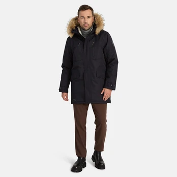 Žieminė striukė parka David 1, juodas S, Huppa