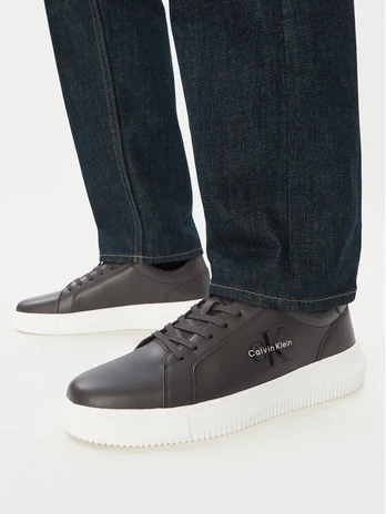 Calvin Klein Laisvalaikio batai Chunky Cupsole Mono Lth YM0YM01317 Ruda