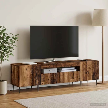 TV staliukas LED televizoriaus spintelė Sendintos medienos Apdirbta mediena