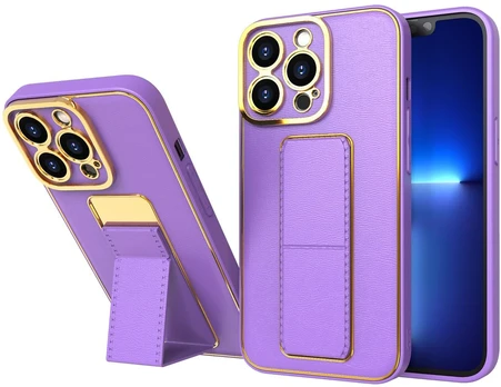 Hurtel Kickstand dėklas iPhone 13 Pro – violetinis