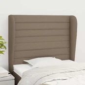 Galvūgalis su auselėmis, taupe, 93x23x118/128cm, audinys kaina