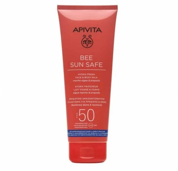 Apivita Bee Sun Safe Hydra Fresh Face & Body Milk SPF50, 200 ml