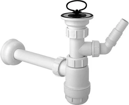 Sifonas McAlpine butelis 5 / 4 "DN32 mažai balta (HC1LWM)
