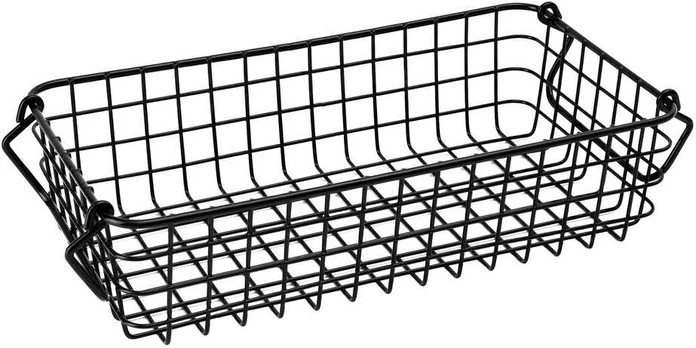 GN 1/3 basket, 80 mm, juodas