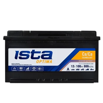 Akumuliatorius Ista Optima 100Ah R+ 800A (EN)