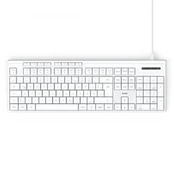 wired keyboard CK-200 white kaina