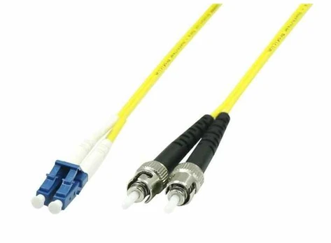 MicroConnect LC/UPC-ST/UPC 5m 9/125 OS2 SM Duplex LSZH OD: 2mm, 0.3db